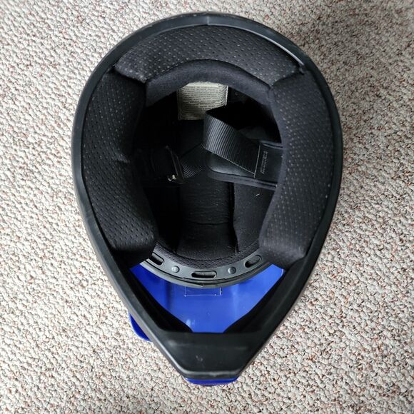 AFX Kyo Loku Design Blue Motocross Helmet Youth Large - Picture 8 of 10